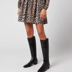 Boots|Dr. Martens BY FAR Women's Edie Leather Knee-High Boots - UK 3