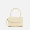 Bags|BY FAR Women's Mini Croco Top Handle Bag - Cream
