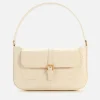 Bags|Dr. Martens BY FAR Women's Miranda Croco Shoulder Bag - Cream