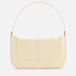 Bags|Dr. Martens BY FAR Women's Miranda Croco Shoulder Bag - Cream