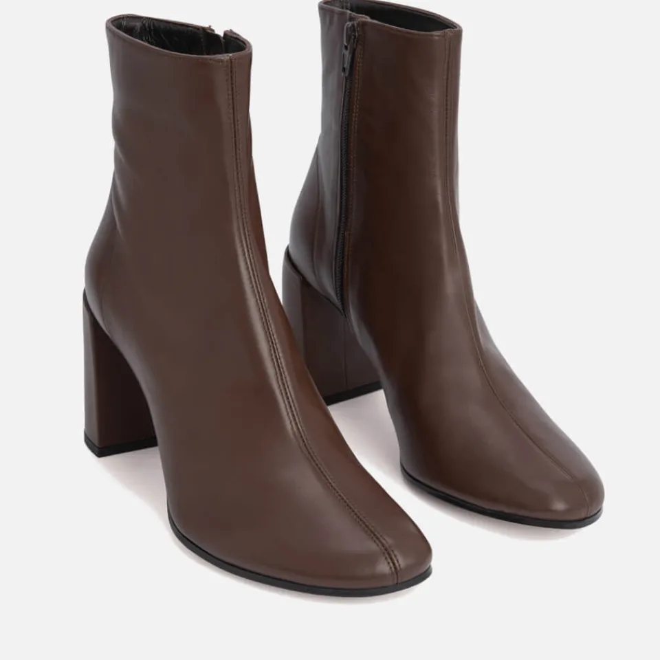 Boots|BY FAR Women's Vlada Leather Heeled Boots - UK 4