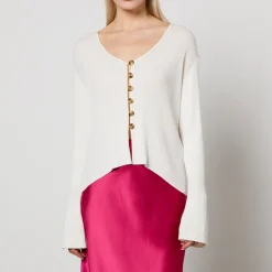 T-Shirts And Tops|Crocs By Malene Birger Cirella Cotton-Bend Ribbed-Knit Top - S