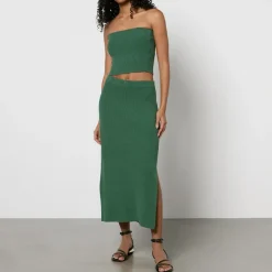 Skirts|Skirts|By Malene Birger Kyara Ribbed-Knit Maxi Skirt - M