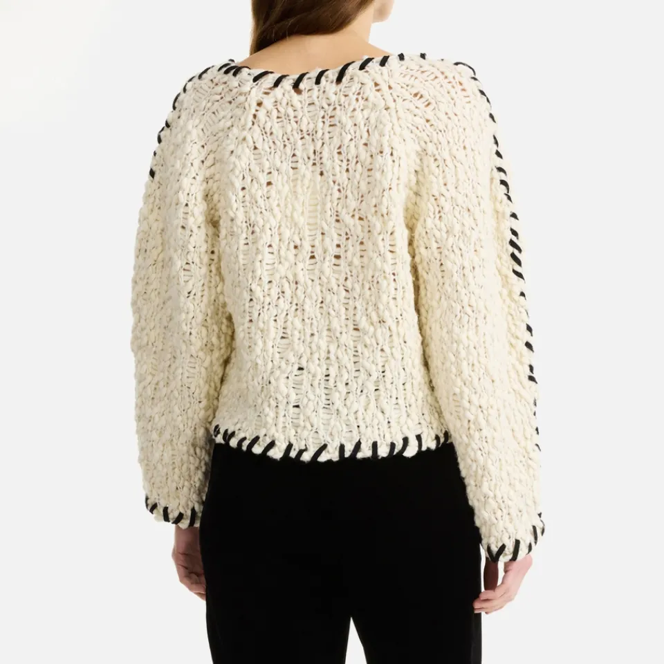 Loungewear|Knitwear|Dr. Martens By Malene Birger Milea Crocheted Wool-Blend Jumper - L