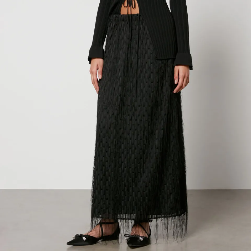Skirts|Skirts|Dr. Martens By Malene Birger Palome Fil-Coupé Mesh Skirt - DK 34/UK 6