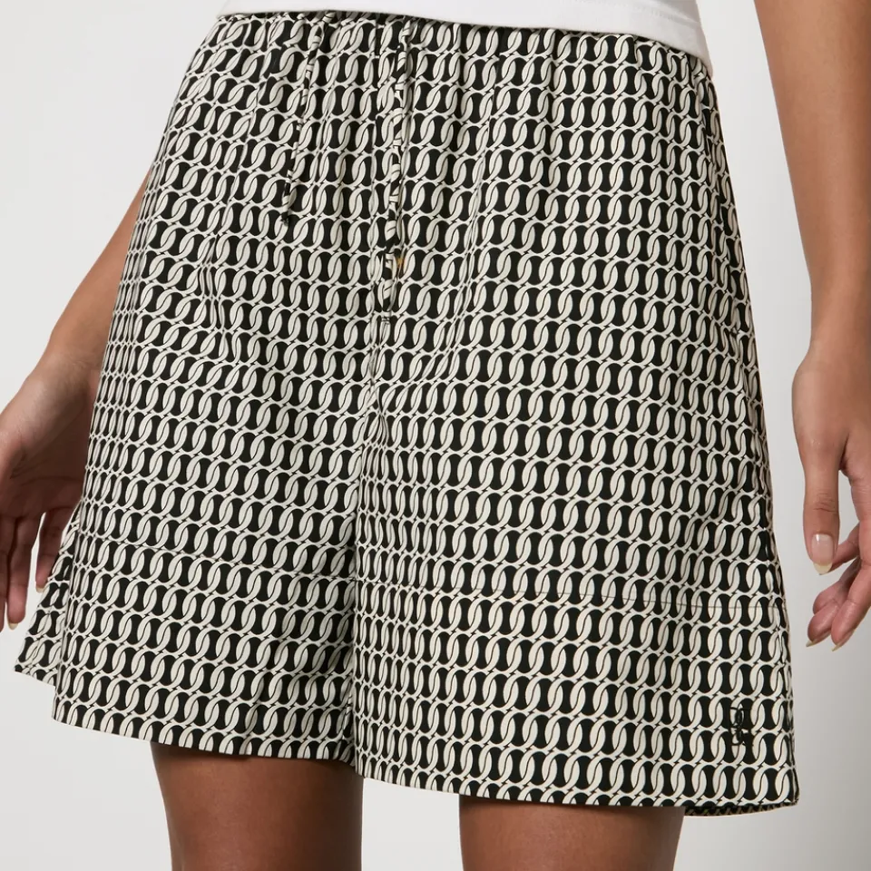 Shorts|Shorts|Dr. Martens By Malene Birger Siona Organic Cotton Monogram Shorts - DK 34/UK 6
