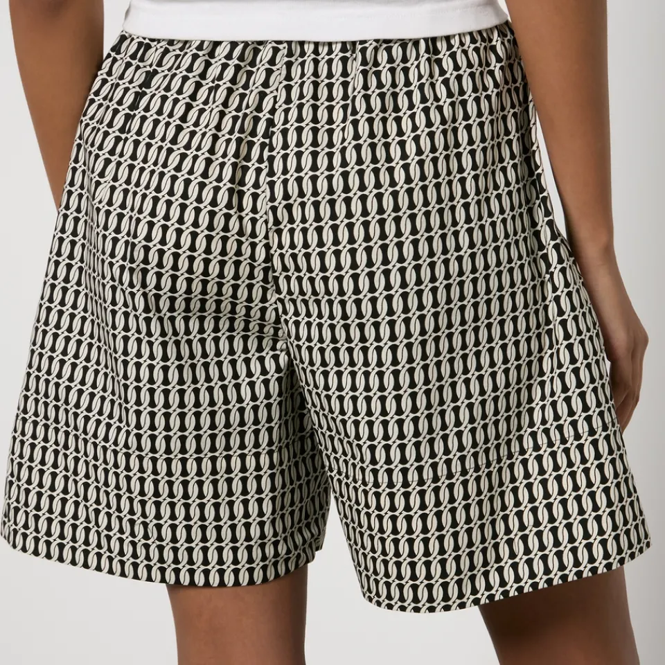 Shorts|Shorts|Dr. Martens By Malene Birger Siona Organic Cotton Monogram Shorts - DK 34/UK 6