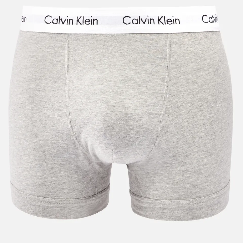 Underwear|Calvin Klein Cotton Stretch 3-Pack Trunks - L