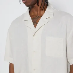 Loungewear|Dr. Martens Calvin Klein Linen-Blend Sleep Shirt - S