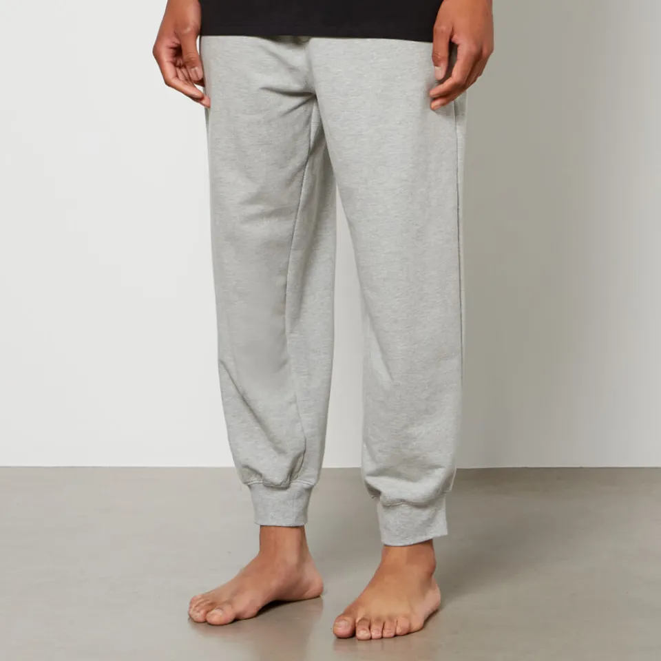 Trousers|Loungewear|Calvin Klein Logo-Waistbanded Jersey Jogger Bottoms - L