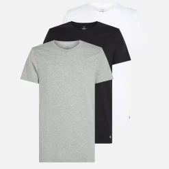 T-Shirts|T-Shirts|Belstaff Calvin Klein Men's 3 Pack Cotton-Jersey T-Shirts - S
