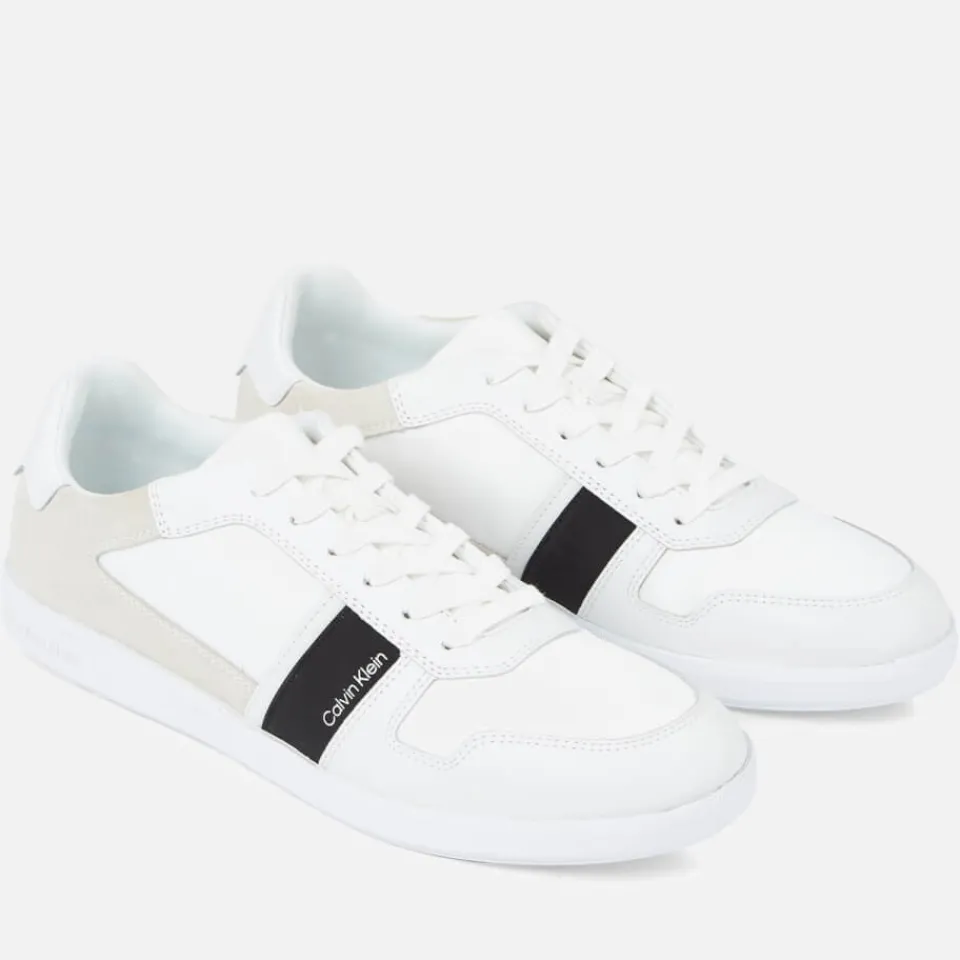 Trainers|Dr. Martens Calvin Klein Men's Cupsole Trainers - Triple White - UK 7