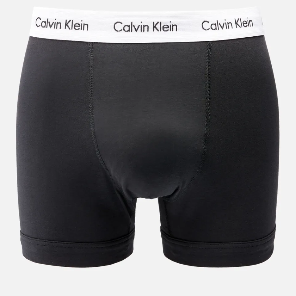 Underwear|Dr. Martens Calvin Klein Men's Three-Pack Cotton-Jersey Trunks - Black - S