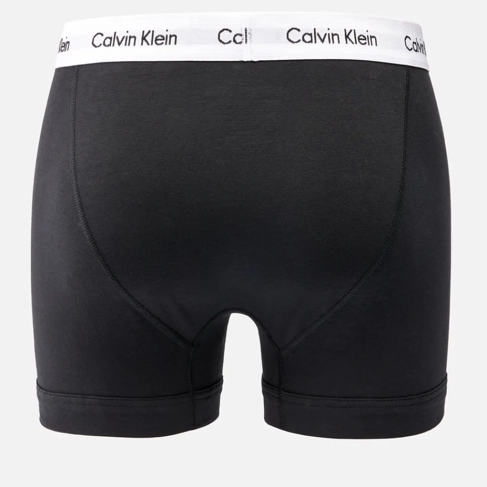 Underwear|Dr. Martens Calvin Klein Men's Three-Pack Cotton-Jersey Trunks - Black - S