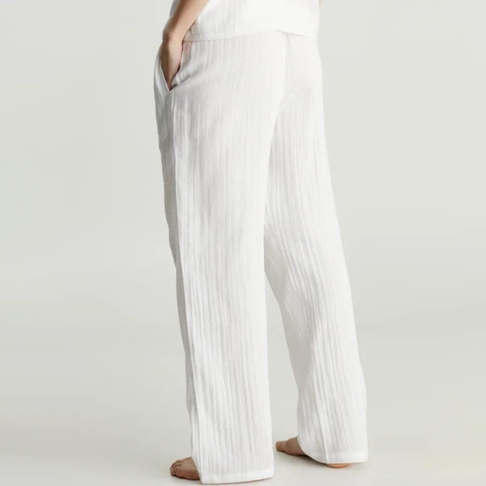 Loungewear|HAY Calvin Klein Textured Cotton-Gauze Sleep Pants - XS