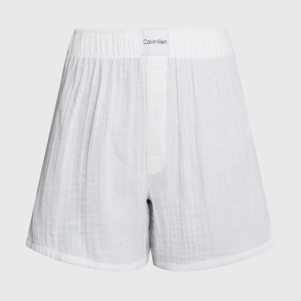Underwear|Loungewear|ROTATE Birger Christensen Calvin Klein Textured Cotton Boxer Shorts - S