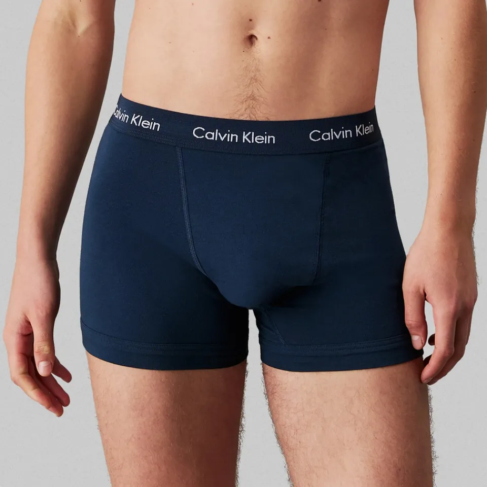 Underwear|UGG Calvin Klein Three-Pack Cotton-Jersey Trunks - S
