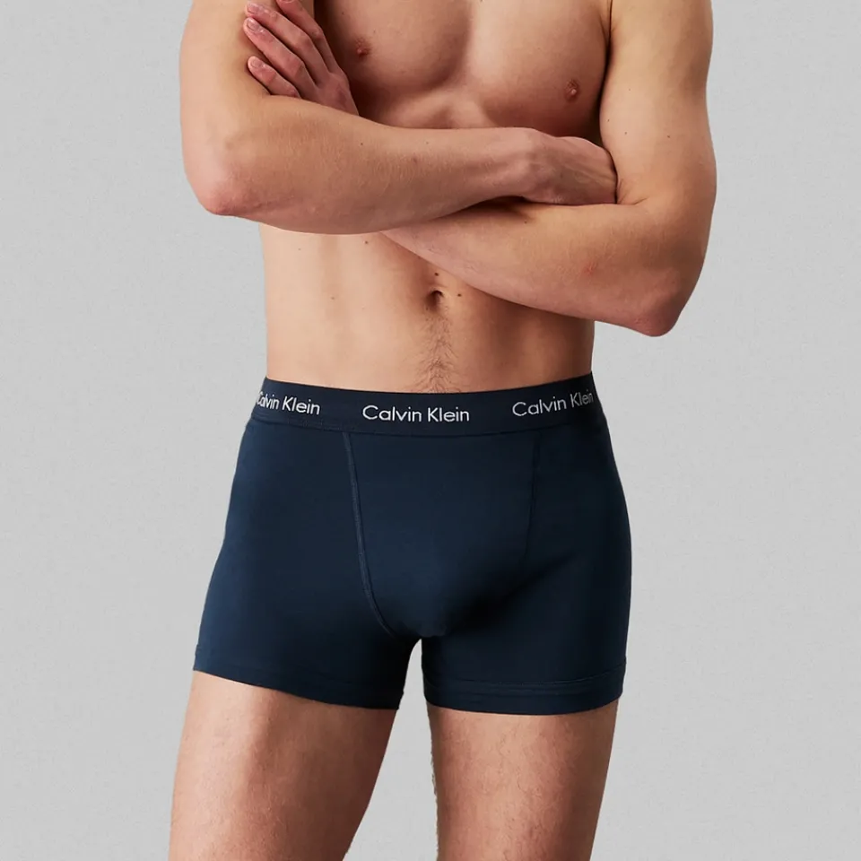 Underwear|UGG Calvin Klein Three-Pack Cotton-Jersey Trunks - S