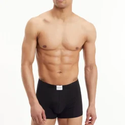 Underwear|Calvin Klein Three-Pack Cotton-Blend Boxer Briefs - S