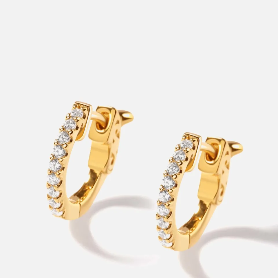 Jewellery|Dr. Martens Carat London Baby Hoop 18k Gold Vermeil-Plated Earrings