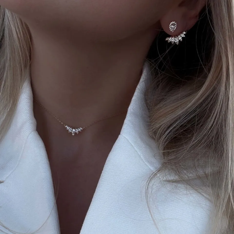 Jewellery|Dr. Martens Carat London Suriya White Gold-Plated Earrings