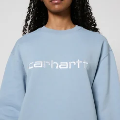 Loungewear|Sweatshirts|Carhartt WIP Logo Cotton-Blend Jersey Sweatshirt - S