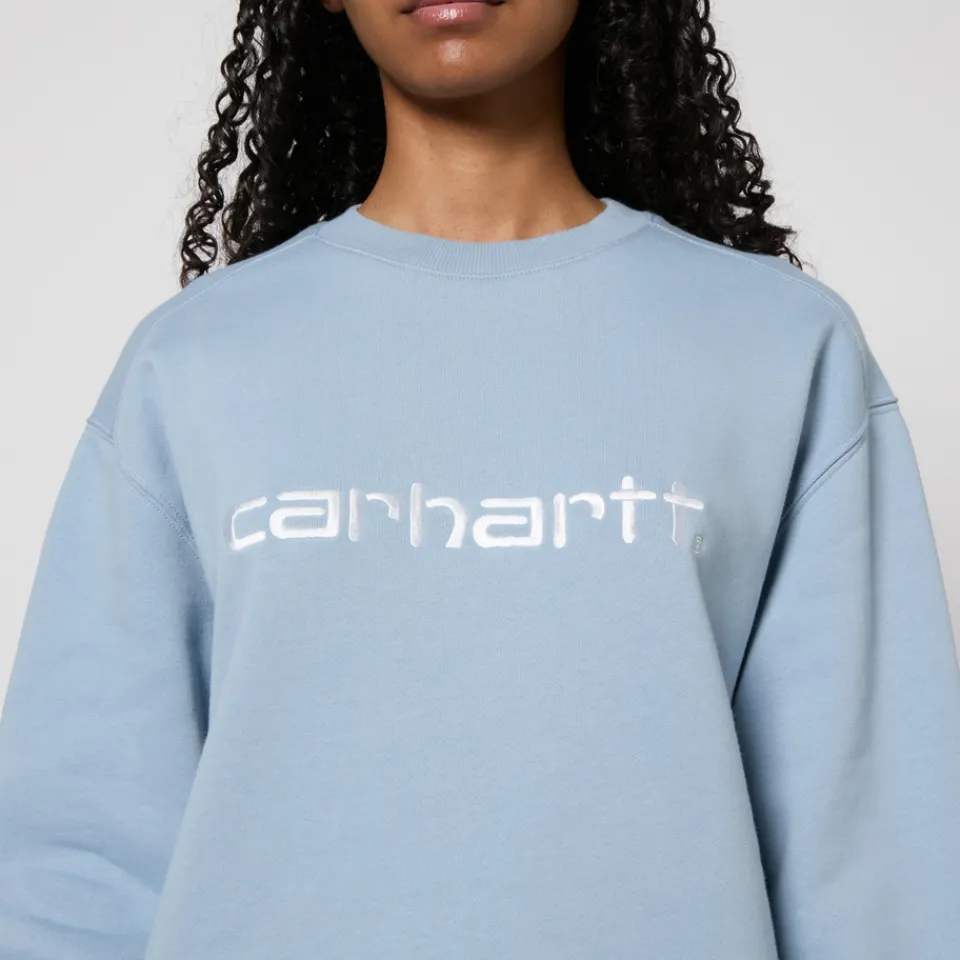 Loungewear|Sweatshirts|Carhartt WIP Logo Cotton-Blend Jersey Sweatshirt - S