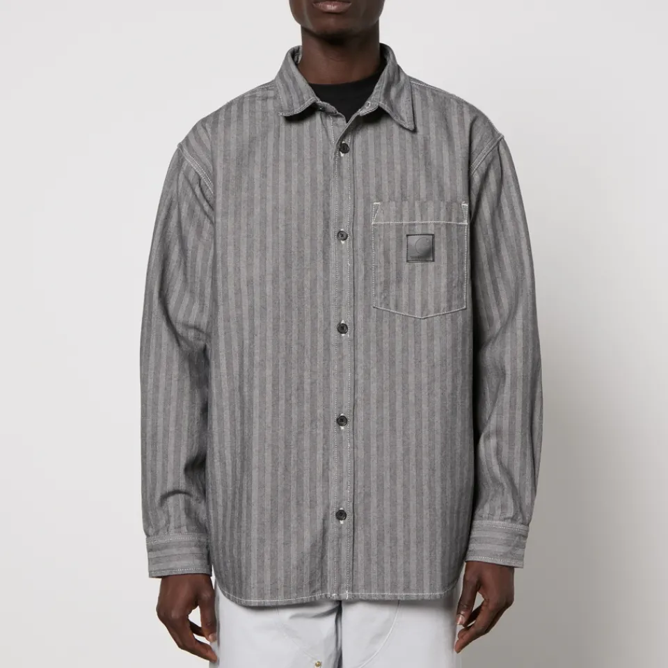 Shirts|Shirts|Dr. Martens Carhartt WIP Menard Herringbone Denim Shirt Jacket - S