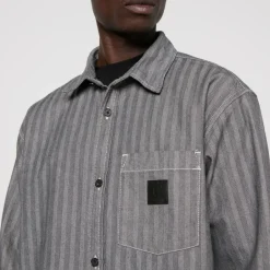 Shirts|Shirts|Dr. Martens Carhartt WIP Menard Herringbone Denim Shirt Jacket - S