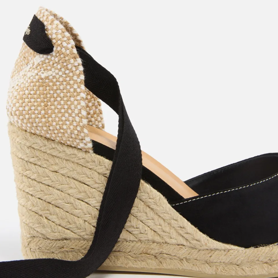 Heels|Sandals & Slides|Dr. Martens Castañer Women's Cande Suede Espadrilles Wedge Sandals - 6