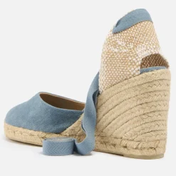 Heels|Sandals & Slides|Dr. Martens Castañer Women's Carina Canvas Espadrille Wedge Sandals - 3