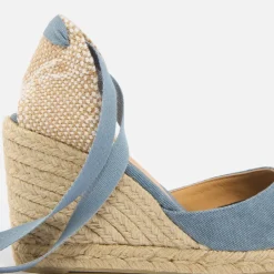 Heels|Sandals & Slides|Dr. Martens Castañer Women's Carina Canvas Espadrille Wedge Sandals - 3