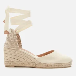 Heels|Birkenstock Castañer Women's Carina Wedged Espadrille Sandals - UK 3