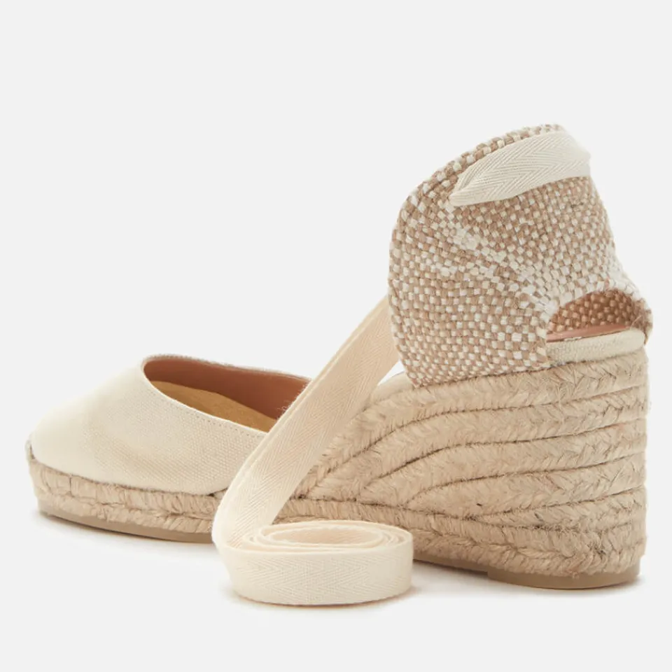 Heels|Birkenstock Castañer Women's Carina Wedged Espadrille Sandals - UK 3