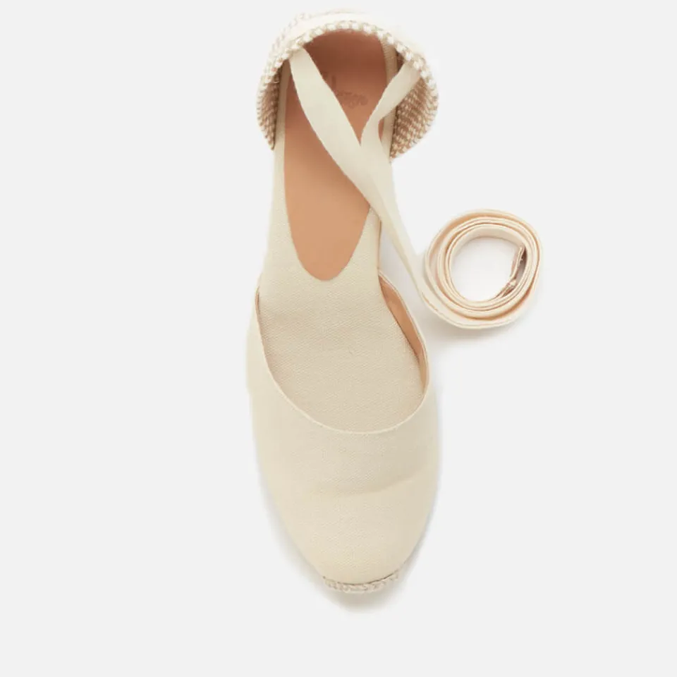 Heels|Birkenstock Castañer Women's Carina Wedged Espadrille Sandals - UK 3