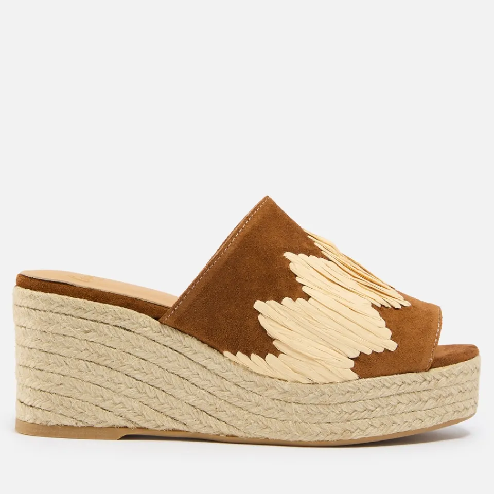 Heels|Sandals & Slides|Castañer Women's Eleo Suede Flatform Mules - 3