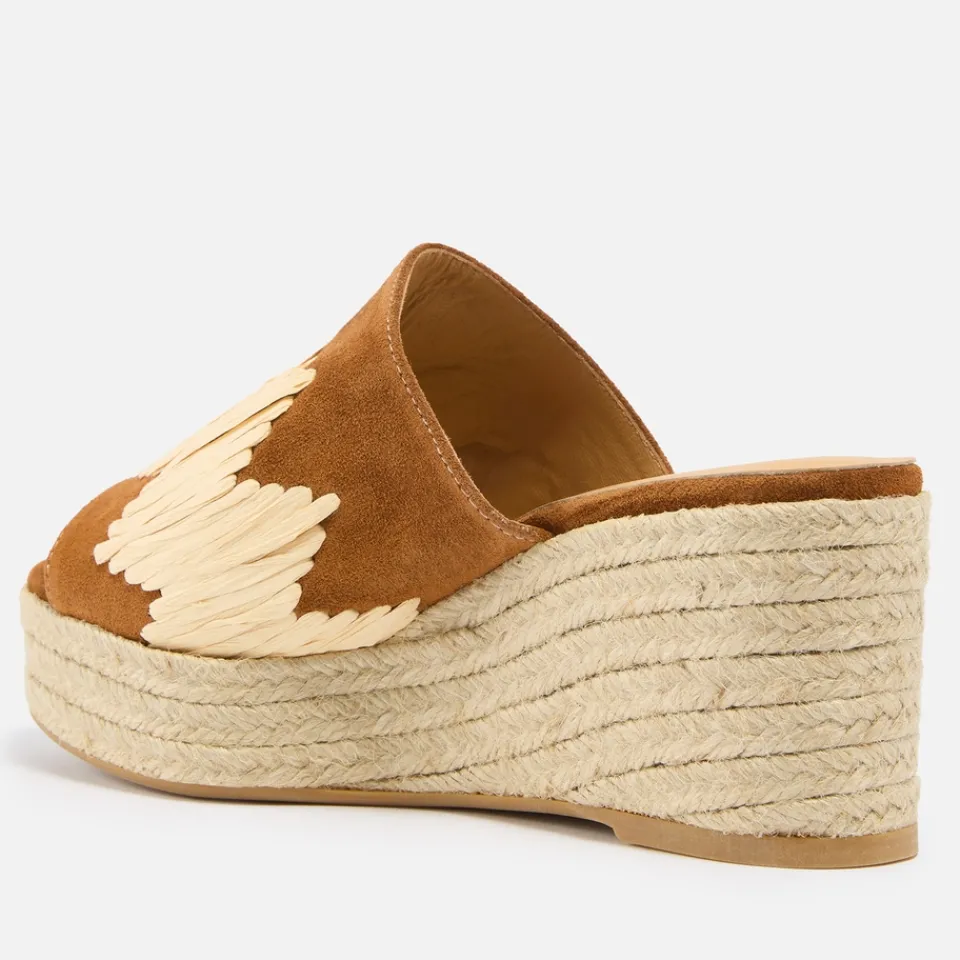 Heels|Sandals & Slides|Castañer Women's Eleo Suede Flatform Mules - 3
