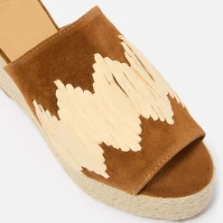 Heels|Sandals & Slides|Castañer Women's Eleo Suede Flatform Mules - 3