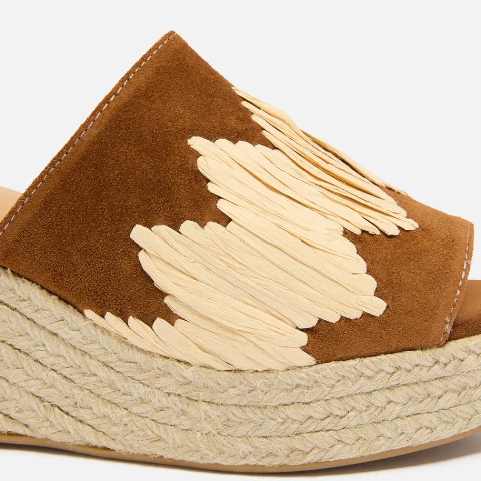 Heels|Sandals & Slides|Castañer Women's Eleo Suede Flatform Mules - 3