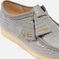 Shoes|Dr. Martens Clarks Originals Men's Croc-Effect Leather Wallabee Shoes - UK 7