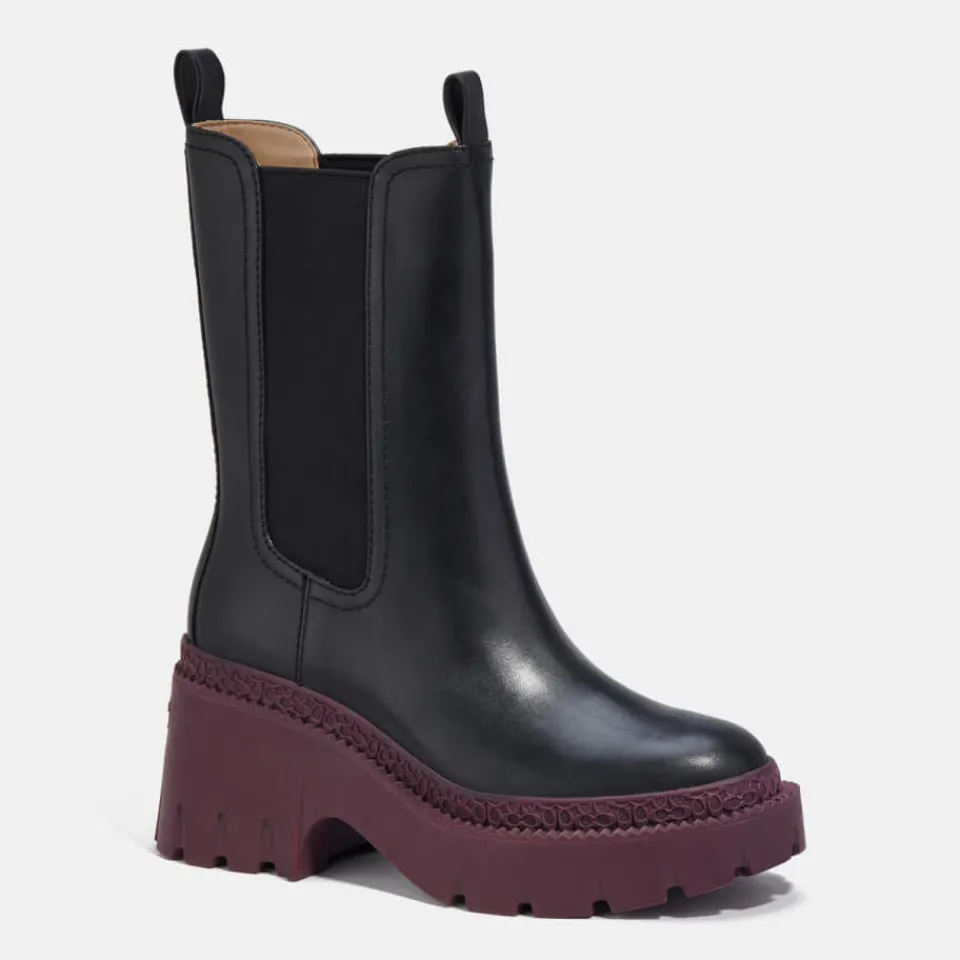 Boots|Dr. Martens Coach Alexa Leather Heeled Chelsea Boots - UK 3