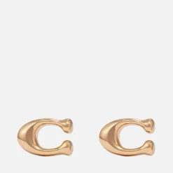 Jewellery|Sleeper Coach Bubble C Gold-Tone Earrings