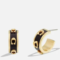 Jewellery|Dr. Martens Coach C Gold-Tone Huggie Earrings