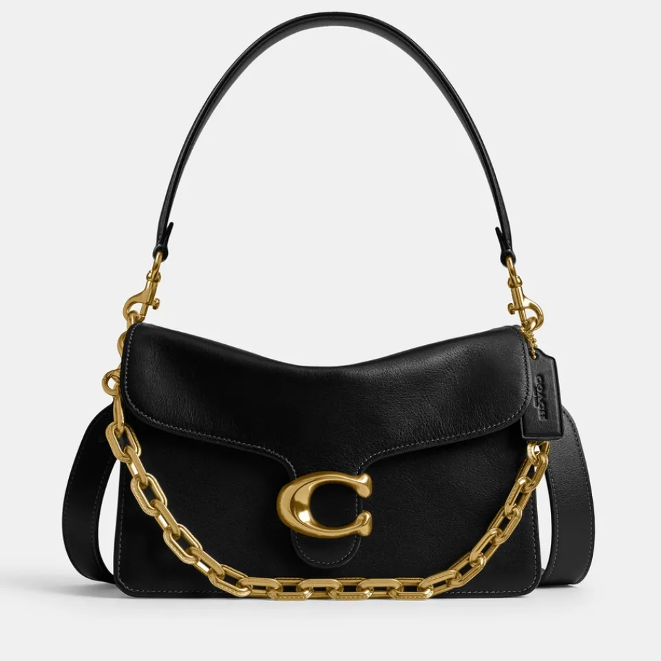 Bags|Coach Chain Tabby Leather Shoulder Bag