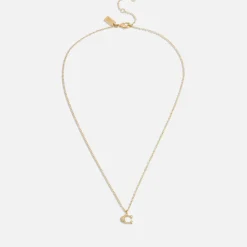 Jewellery|Coach Core Essentials Gold-Plated Necklace