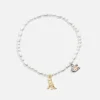 Jewellery|Parel Studios Coach Faux Pearl Gold-Plated Charm Bracelet