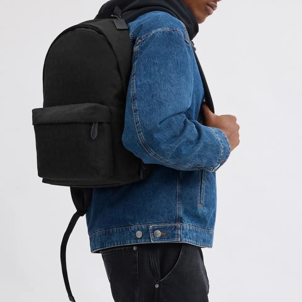 Bags|Holiday Bags|Dr. Martens Coach Hall Jacquard Cotton-Blend Canvas Backpack