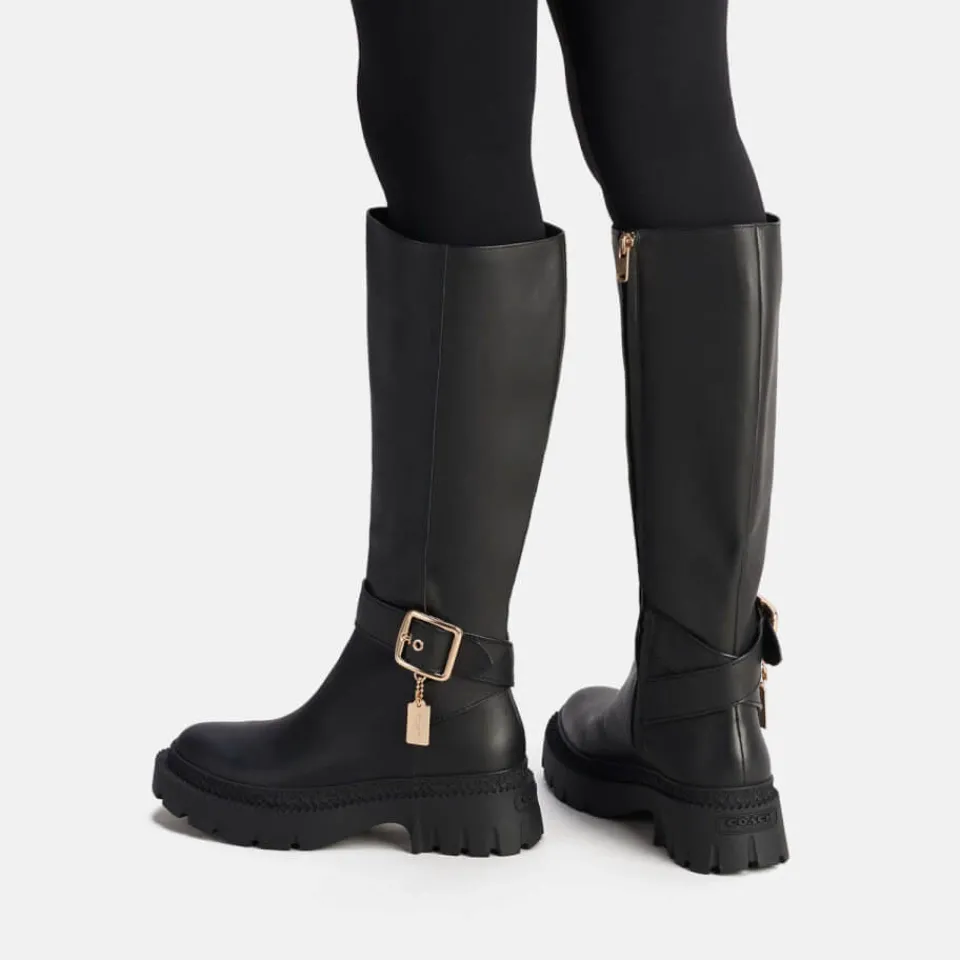 Boots|Dr. Martens Coach James Leather Knee-High Boots - UK 3