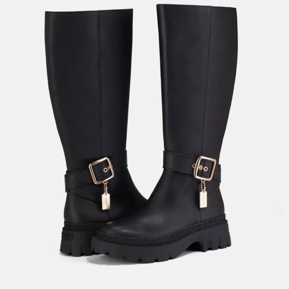 Boots|Dr. Martens Coach James Leather Knee-High Boots - UK 3