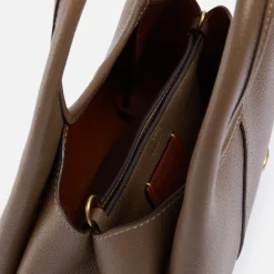 Bags|Coach Lana 23 Polished Pebble-Grain Leather Shoulder Bag